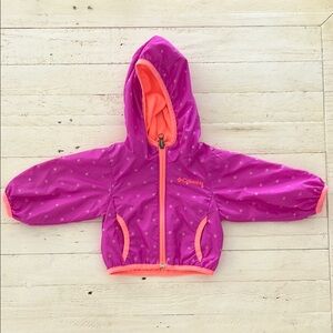 Columbia Kids' Purple Omni-Wick Rain Jacket